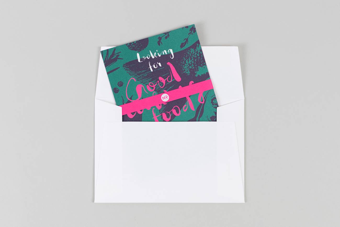 Direktmailing mit passendem Briefumschlag und Banderole – Design by ANKER