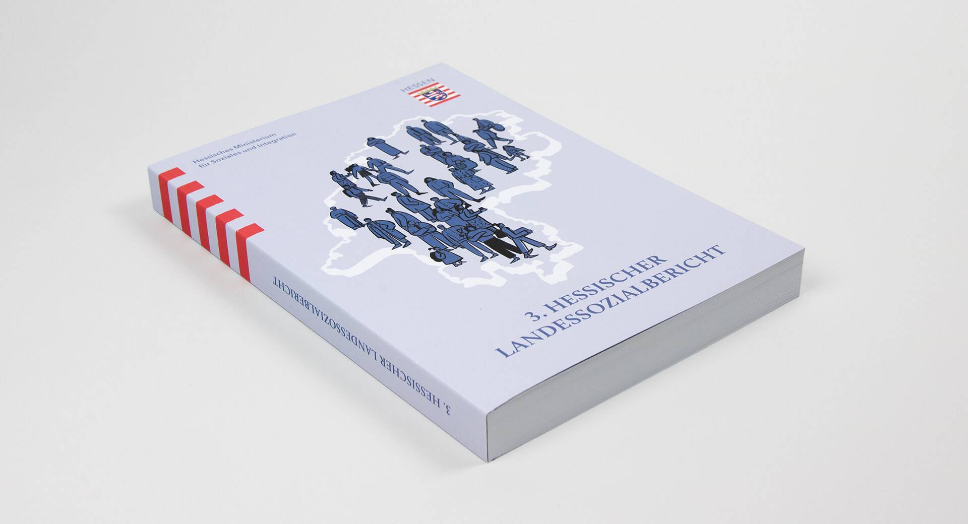 Hessischer Landessozialbericht Grafikdesign (Illustration: Linda Voß)