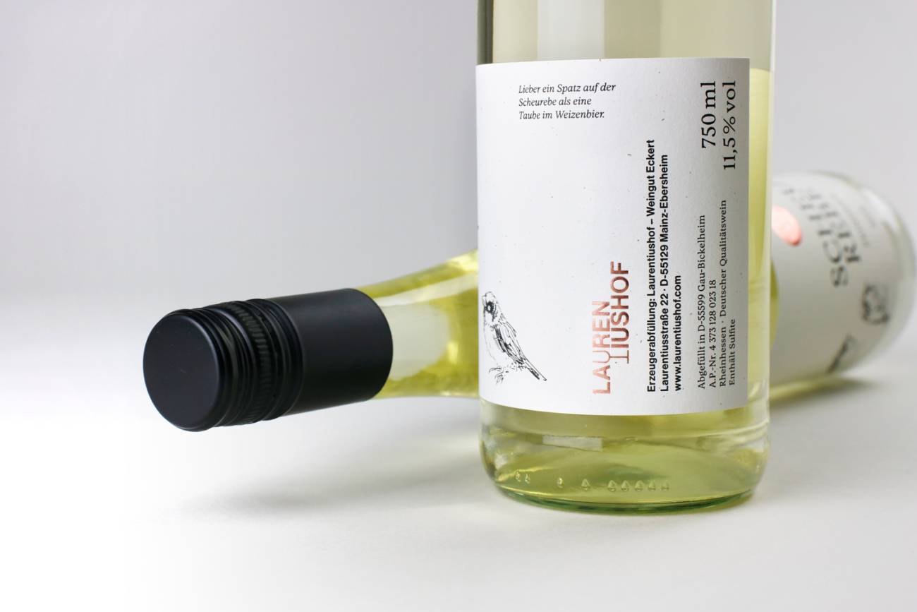 Weinflasche im neuen Verpackungsdesign – Design by ANKER